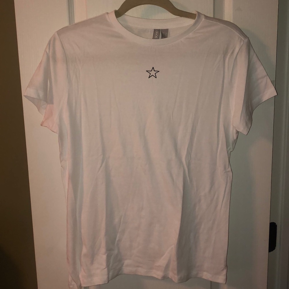ASOS White T-Shirt with Star NWT